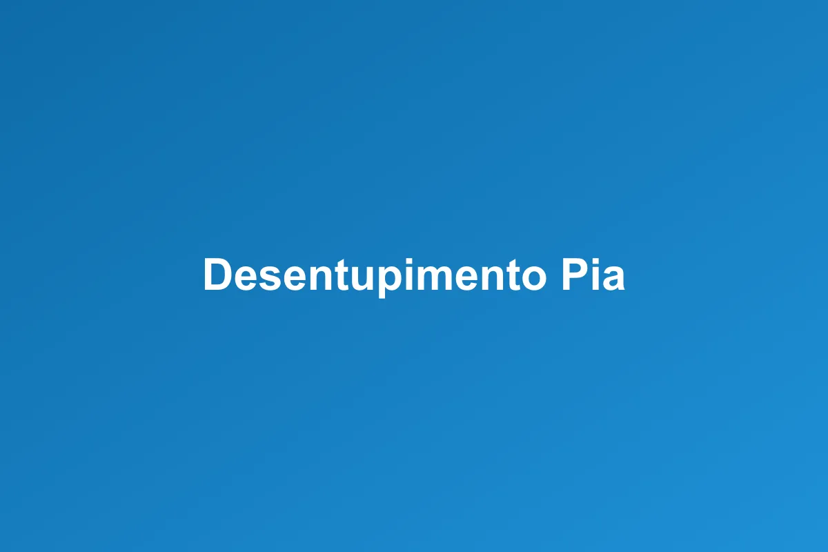 Desentupimento de pia em Sinop – desobstrução profissional