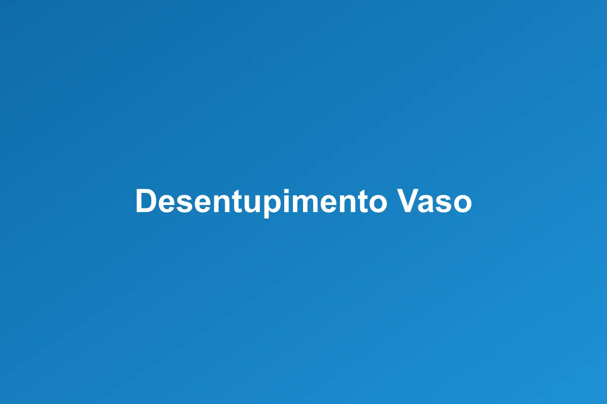 Desentupimento de vaso sanitário em Sinop – sem quebrar o piso